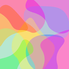 Abstract background with colored shapes Vector