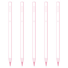 Color pencils for drawing and illustration