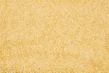 Sesame seeds as a background.