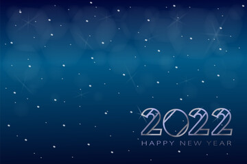 Happy new year 2022 metal background. Suitable for banner, greeting card, invitation on event.