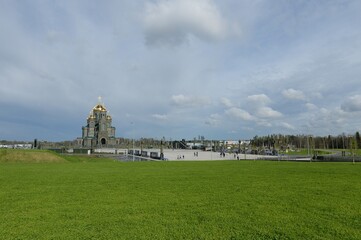 Fototapeta premium Russian Main temple of the Russian Armed Forces in the Park Patriot