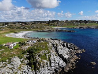 Karmoy island landscape in Norway