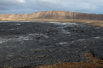 Vulkan Landschaft Island - Fagradalsfjall, Fagradalshraun, Geldingardalir