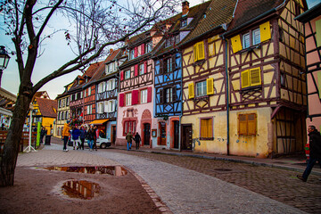 Fototapeta na wymiar Christmas. Strasbourg, Colmar.