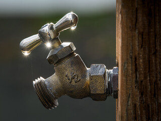 outdoor water faucet