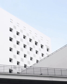 Façade of a white building