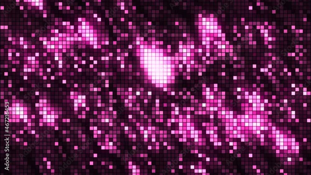 Poster pixel image of brilliant color waves. motion. fast ripples of colored liquid with highlights in pixe