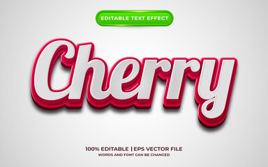 Cherry text effect