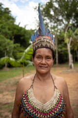 Bora woman, San Andres, Peru