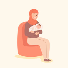 parenting mom ang baby vector illustration design