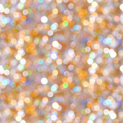 Christmas seamless background. Multi-colored shining highlights. Blur - 467221210