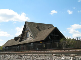Fototapeta na wymiar Little Falls Railroad Station
