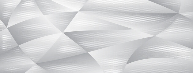 Abstract background made of halftone dots in white colors