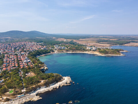Aerial view of Town of Tsarevo, Bulgaria