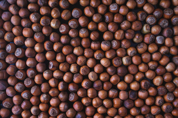 nuts hazelnuts food background