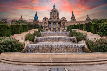 The National Museum of Art of Catalonia, also known by its acronym MNAC, is located in the city of Barcelona, Catalonia, Spain