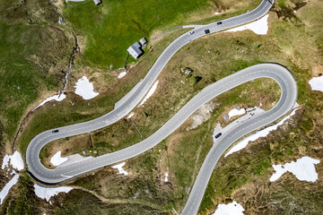 landscape at the Grossglockner Mountain in Austria