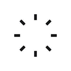 Round loading preloader line web or mobile