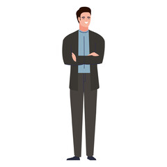 Fototapeta premium elegant business man