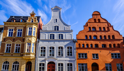Fototapeta na wymiar old town of Wismar