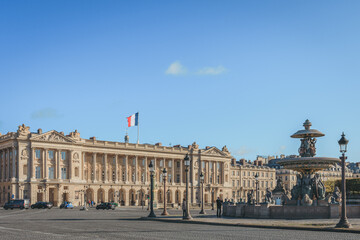 Hôtel de la Marine - Place de la Concorde - obrazy, fototapety, plakaty