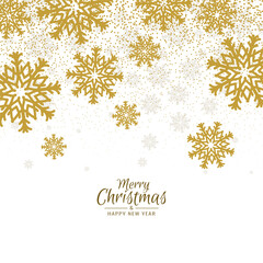 Merry Christmas festival decorative celebration background design