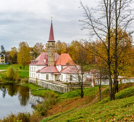 The Priory Palace (Priory) is one of the main attractions of Gatchina.