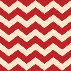 Zigzag lines. Simple Christmas pattern. Traditional colors. Vector background endless texture for printing, fabric, paper for scrapbooking, gift wrappings, decoration designs, etc.