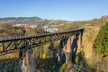 Most kolejowy nad Woliborką. Polska. © Tomasz Warszewski