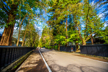 秋田県　角館武家屋敷
