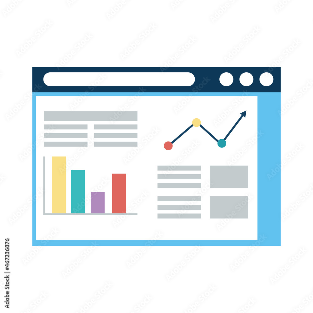 Poster webpage with statistics