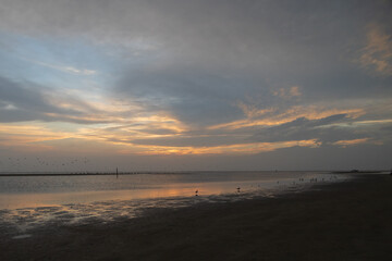 Obraz premium Sunset at the beach