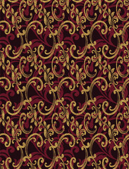 Oriental vector damask patterns for greeting cards and wedding invitations.