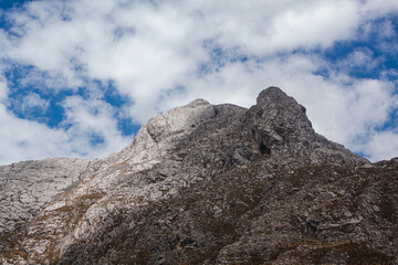 mountain of the peruvian andes
