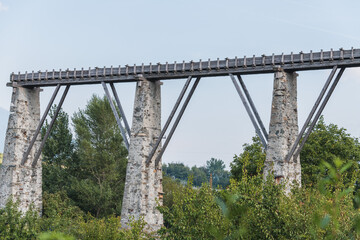 remains of ancient Roman viaduct