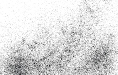 Grunge Black And White Urban. Dark Messy Dust Overlay Distress Background. Easy To Create Abstract Dotted, Scratched, Vintage Effect With Noise And Grain
