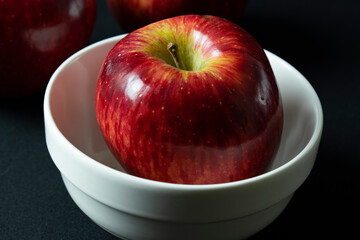 red apples in a bowl