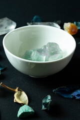 bowl with crystal
