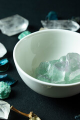 bowl with crystal
