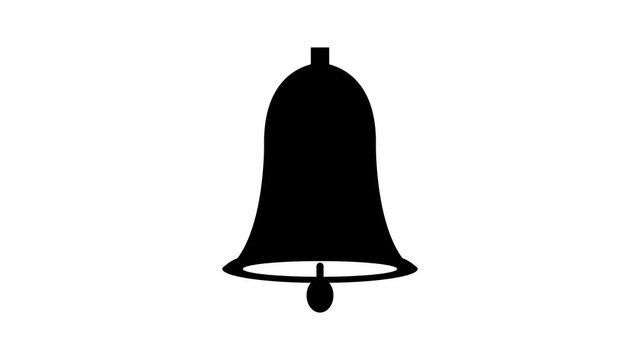 Bell illustrated on a background