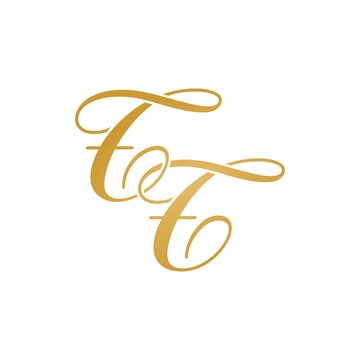 majestic gold TT initials logo