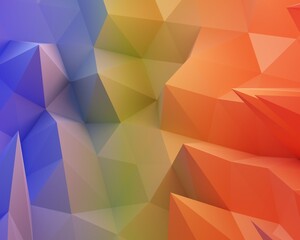 abstractgeometric and colorful background with triangles