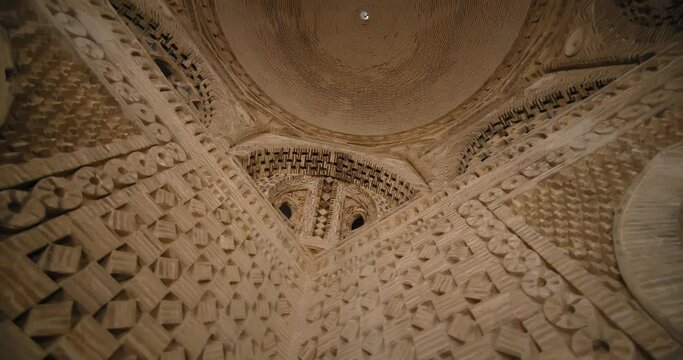 Bukhara Uzbekistan inside of Ismail Somoni Mausoleum. Built in 905, and this is the oldest Muslim monument in Bukhara 6 of 10