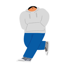 A fun guy in a hoodie.