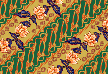 Indonesian batik motifs with very distinctive patterns. exclusive backgrounds. Vector Eps 10