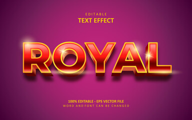 Creative royal text effect