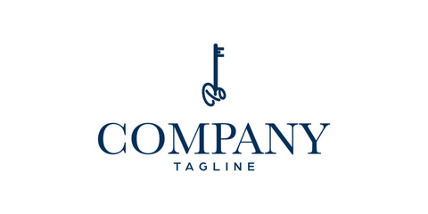 Classic style key logo