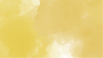 Yellow watercolor background for your design, watercolor background concept, vector.
