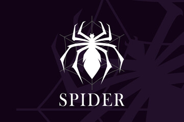 Spider Man Insect Arthropod symbol logo design silhouette © Erd.Concept