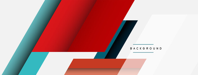 Background. Geometric diagonal square shapes and lines abstract composition. Vector illustration for wallpaper banner background or landing page